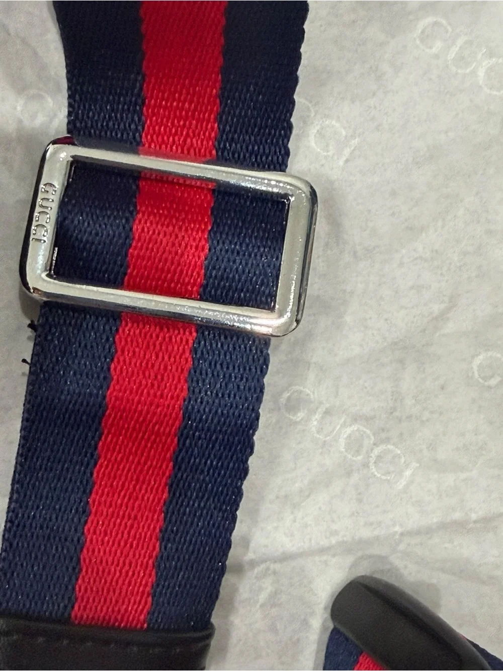 Gucci Vintage Black GG Canvas Belt Bag unisex pre-owned